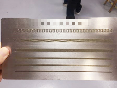 Welding effect picture of metal welding machine