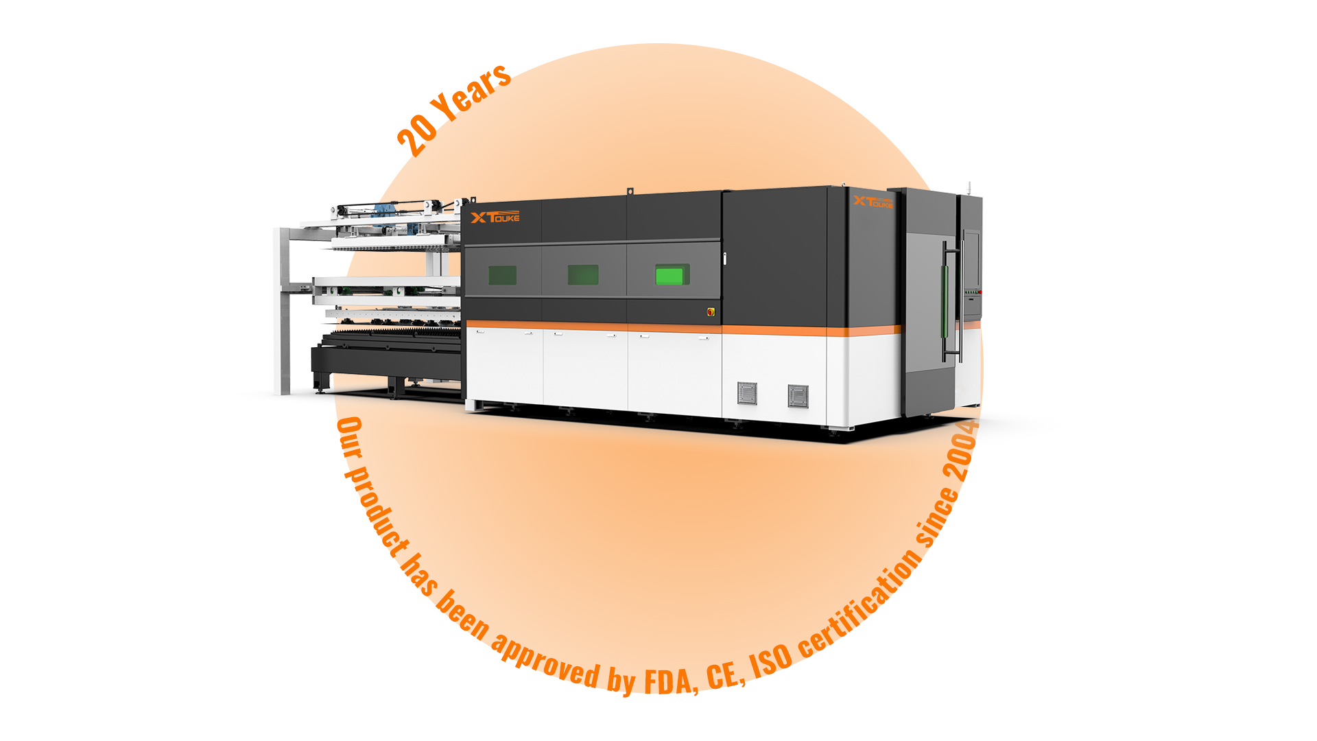 Enclosed Exchange Table Fiber Laser Cutting Machine
