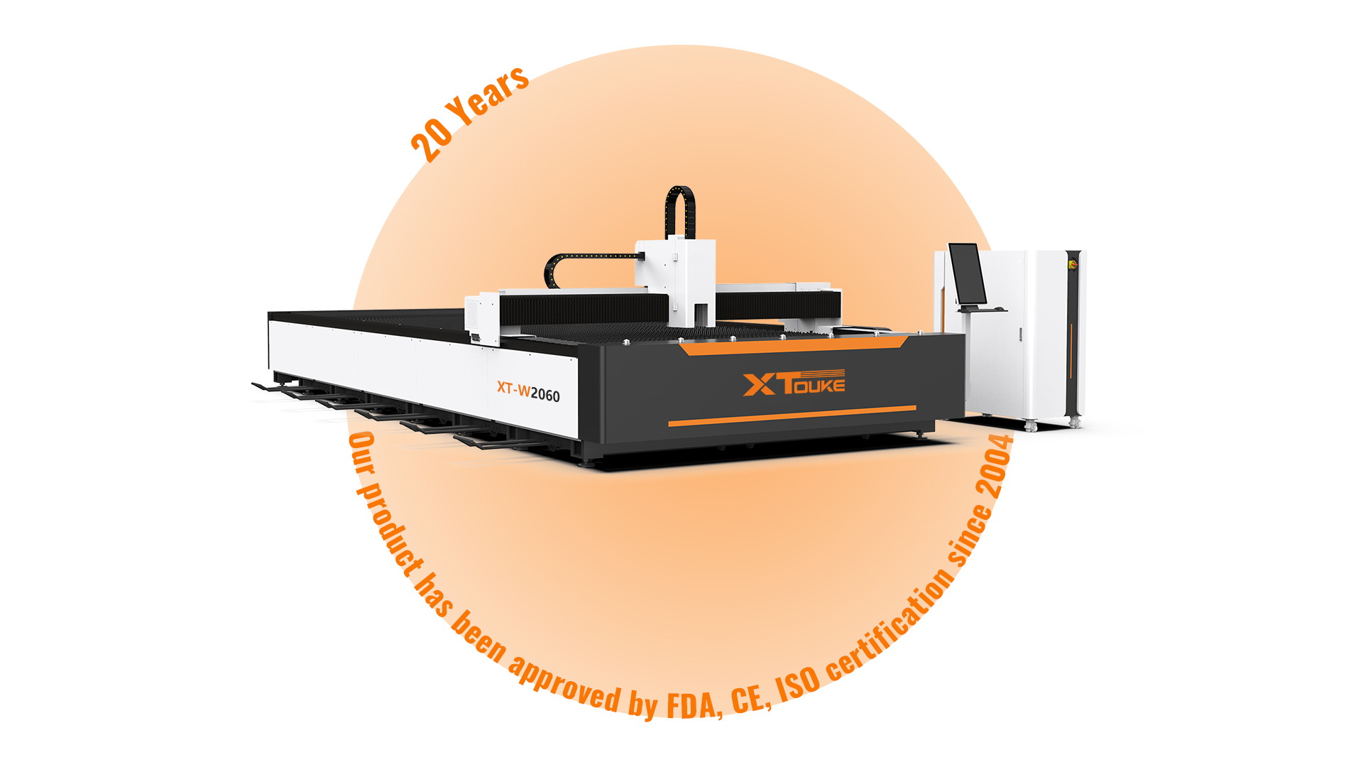 Standard Open Type Fiber Laser Cutting Machine XT-W2060
